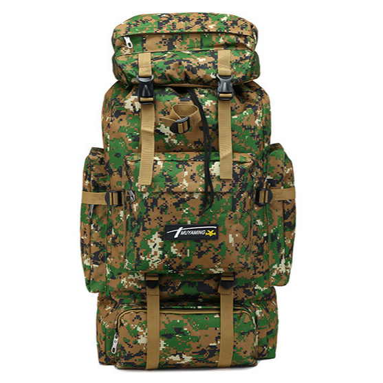 70L Army Camouflage Tactical Mountaineering Backpack