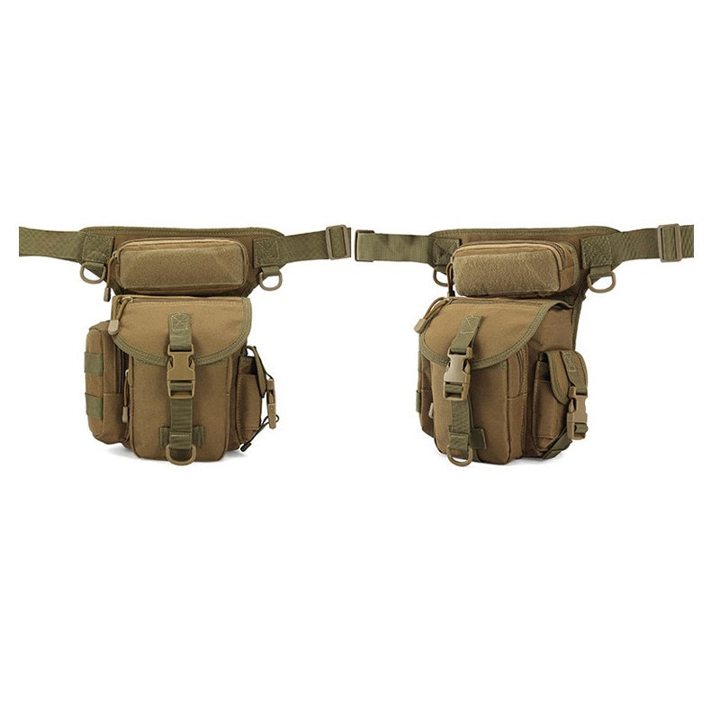 Outdoor Tactical Fanny Pack Leg Bag Waterproof Camouflage Sport Portable Army Fans Leg Bag