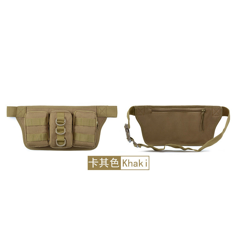 Camouflage Triple Fanny Pack Tactical Sports Outdoor Multifunctional Men's Waist Bag