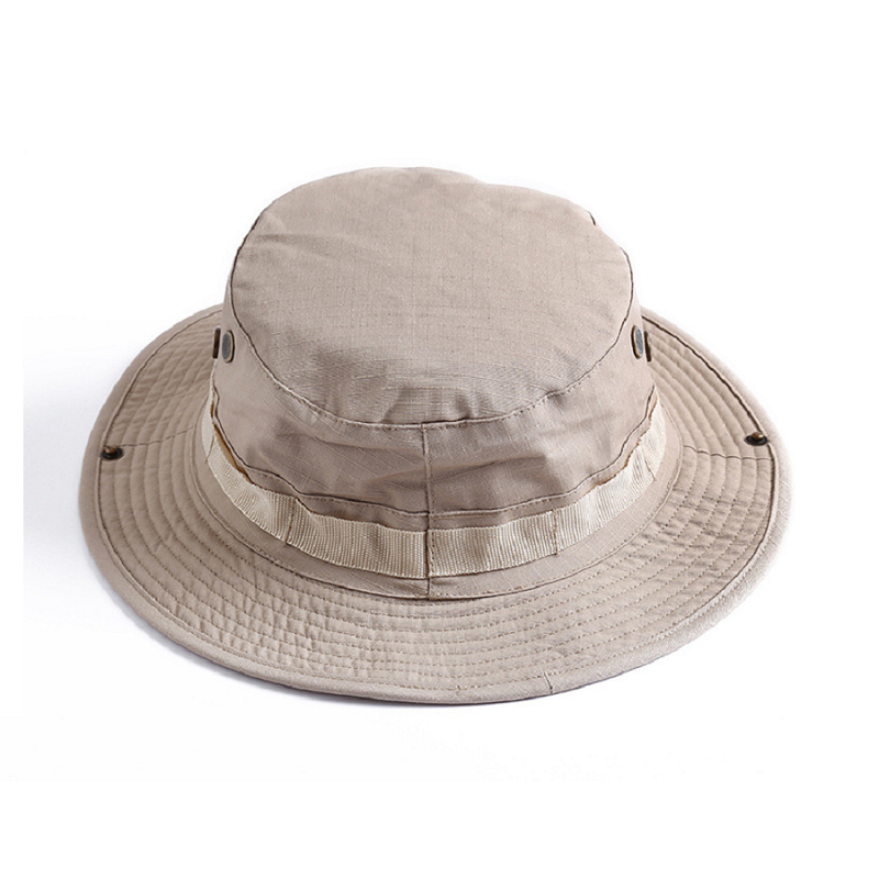 Camouflage Tactical Men's Round Hat Outdoor Sunscreen Benny Hat Fishing Hat