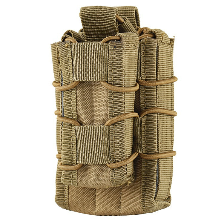 Military Fan Tactical Accessory Multifunctional Waist Hang Kit MOLLE System Double Magazine Pouch