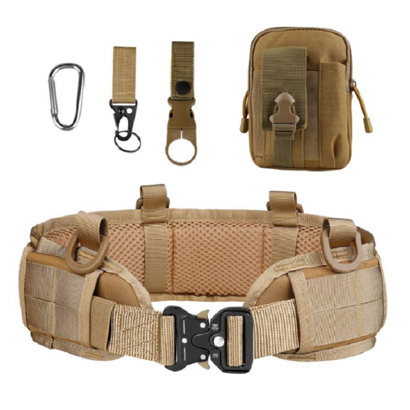 Outdoor Molle Tactical Belt Multi-functional Nylon Cobra Tactical Waist Seal Belt Set CS Field Belt