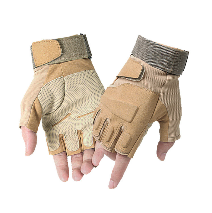 Outdoor Protective Cycling Half Finger Gloves Anti-skid Sports Wear Fitness Gloves