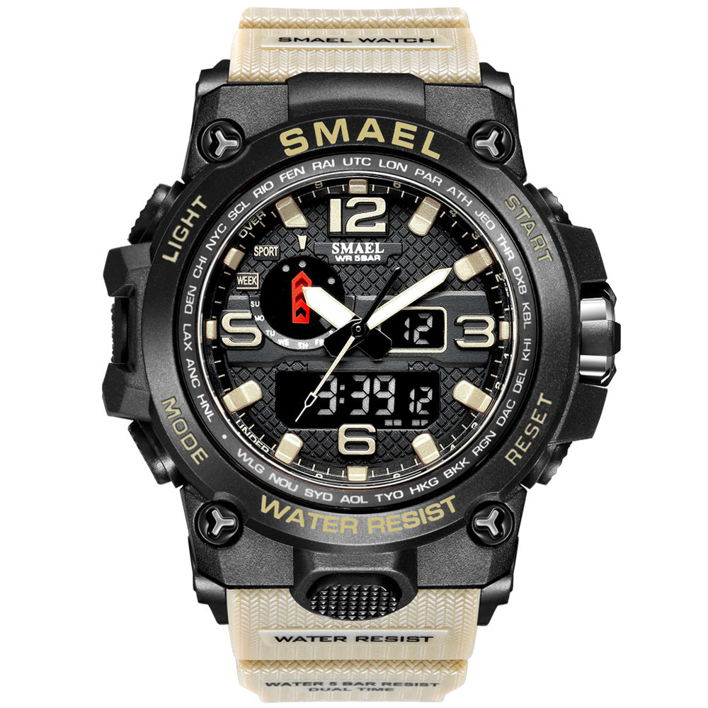 Outdoor Sports Multi-functional Electronic Watches Popular Men's Waterproof Watches