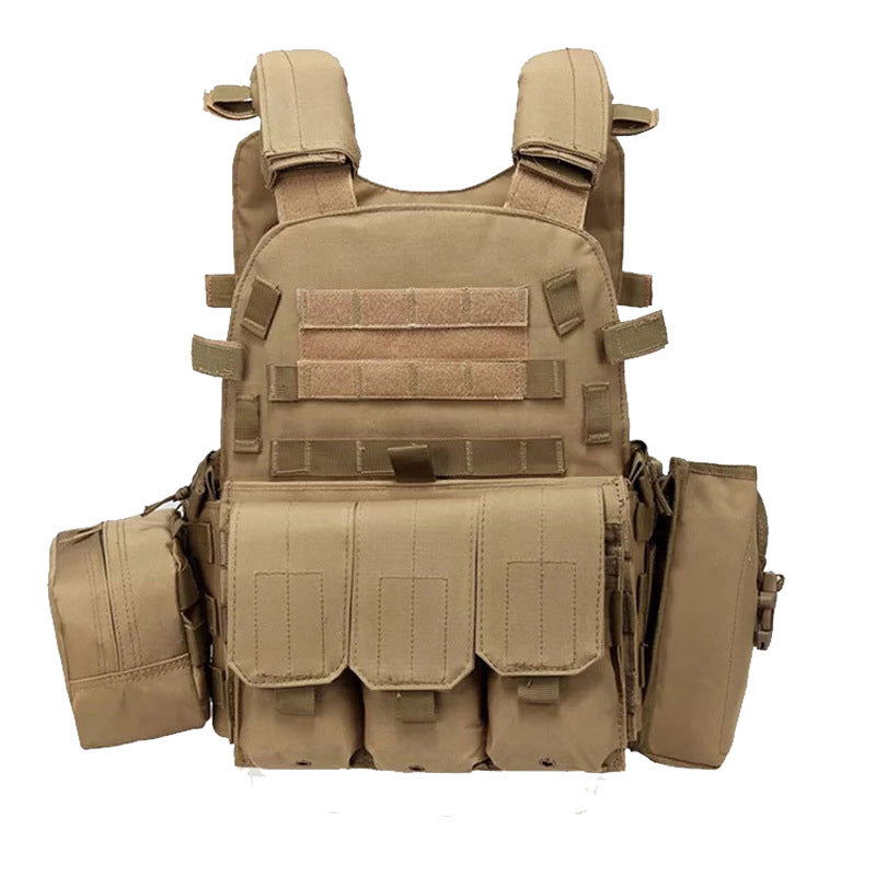 Combined Outdoor Tactical Multi-functional MOLLE Extended Convenient Military Training Combat Vest