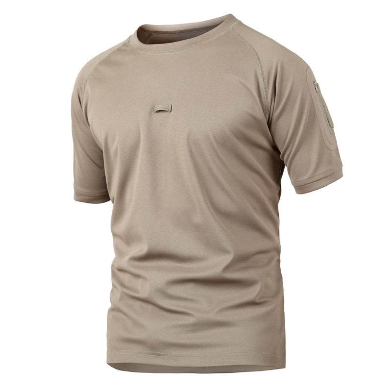 Tactical Camouflage T-shirt Outdoor Short Sleeve Breathable T-shirt Combat Sporting Working T-shirt