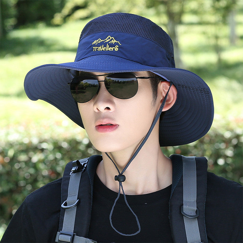 Sunshade Hat Men Summer Outdoor Cycling Fishing Leisure Penney Hat Mountaineering Sun Protection Breathable Hat