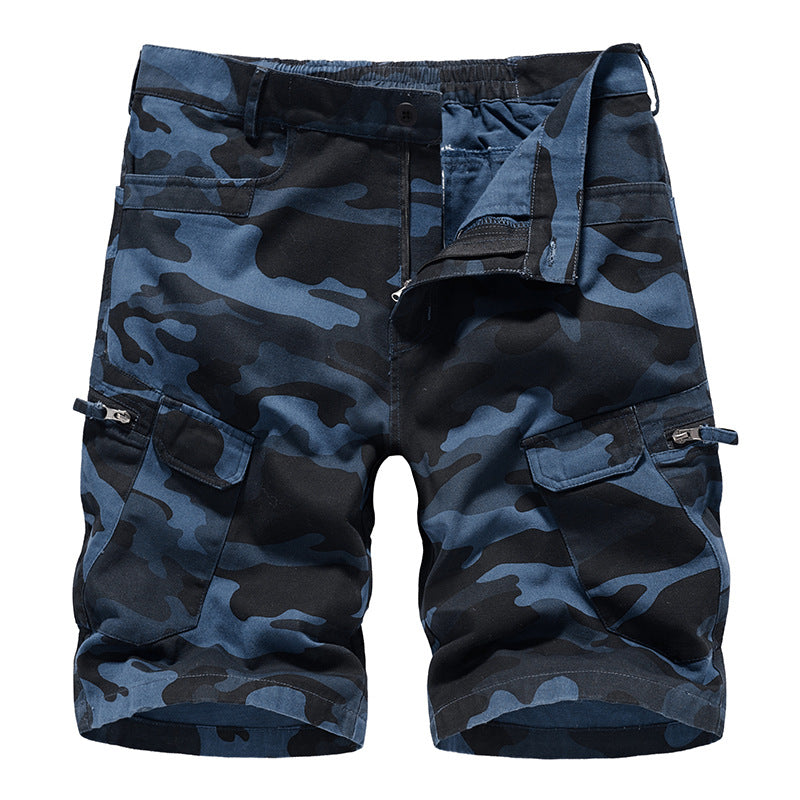 Summer New Men's Overall Shorts Camouflage Casual Pants Combat Sporting Pants