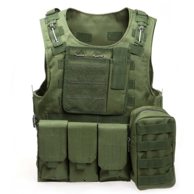 Tactical Wire Vest Camouflage Versatile Amphibious Outdoor Field Combat Vest