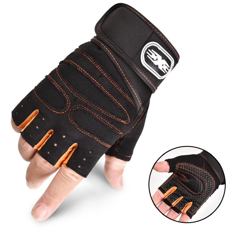 Half Finger Gloves Men's Sports Fitness Outdoor Cycling Gloves Tactical Gloves