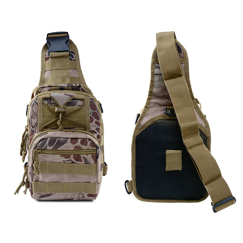 Outdoor Riding Camouflage Field Sport Small Chest Hanging Bag Shoulder Diagonal Cross tactical Chest Bag