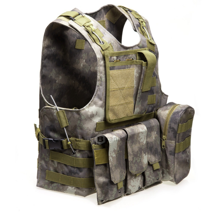 Tactical Wire Vest Camouflage Versatile Amphibious Outdoor Field Combat Vest