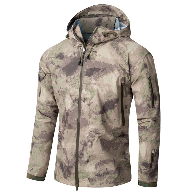 Tactical Outdoor Hard Shell Jacket  Warm and Windproof Coats