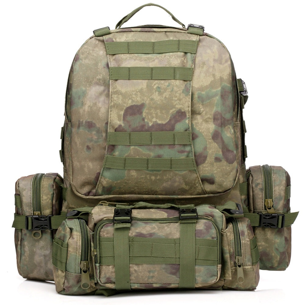 Outdoor Army Camouflage Trekking Tactics Mountaineering Backpack