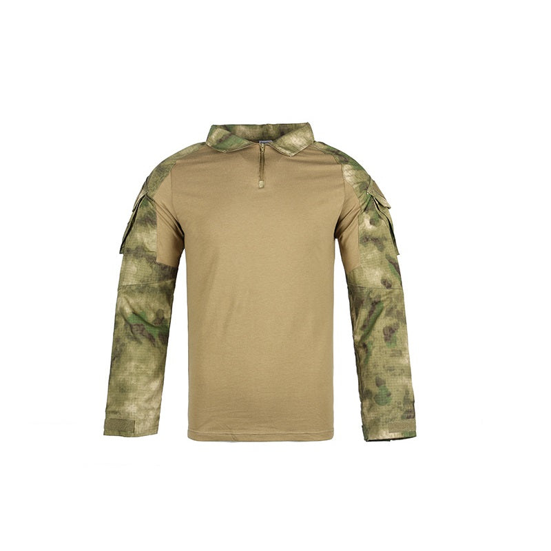 Tight-fitting Knitted Frog Uniform Student Military Training Camouflage Instructor Suits