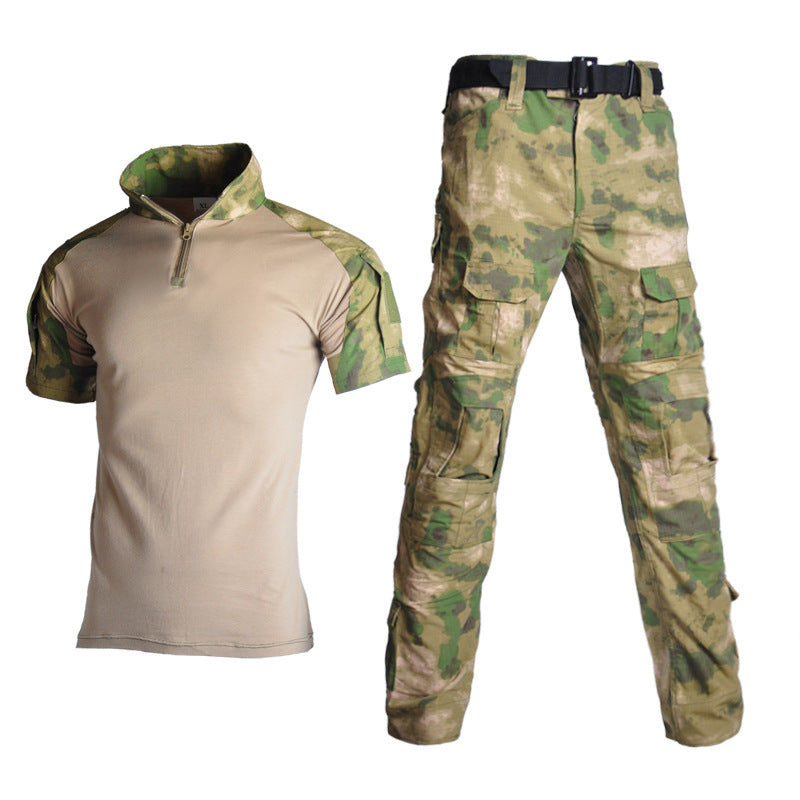 Outdoor Training Frog Suit Camouflage Short Sleeve Frog Combat Uniforms