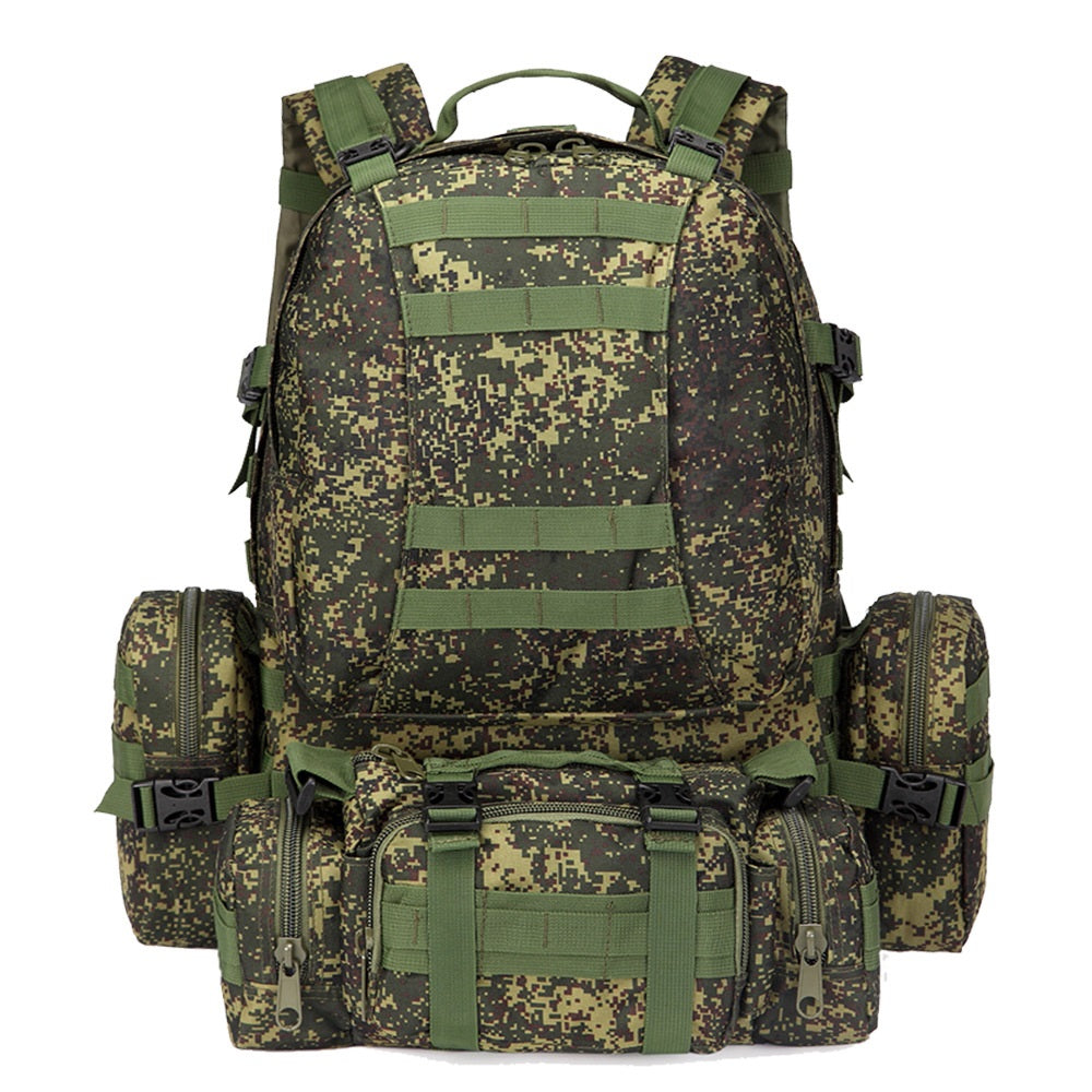 Outdoor Army Camouflage Trekking Tactics Mountaineering Backpack