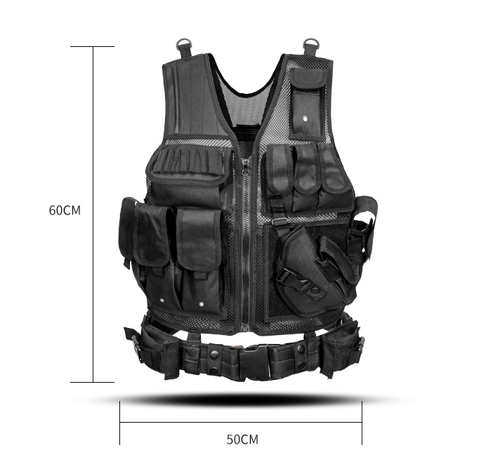 Outdoor Equipment Tactical Vest Breathable Military Fans Protective Vests