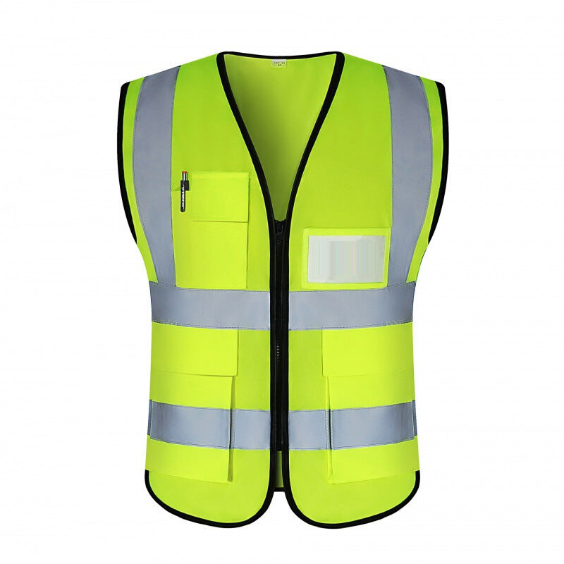 Multi-pocket Reflective Vest Road Traffic Duty Safety Protection Reflective Vest