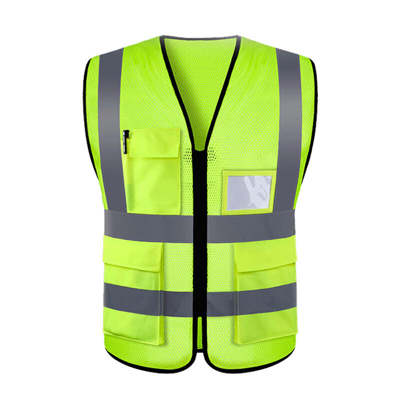 Multi-pocket Reflective Vest Road Traffic Duty Safety Protection Reflective Vest