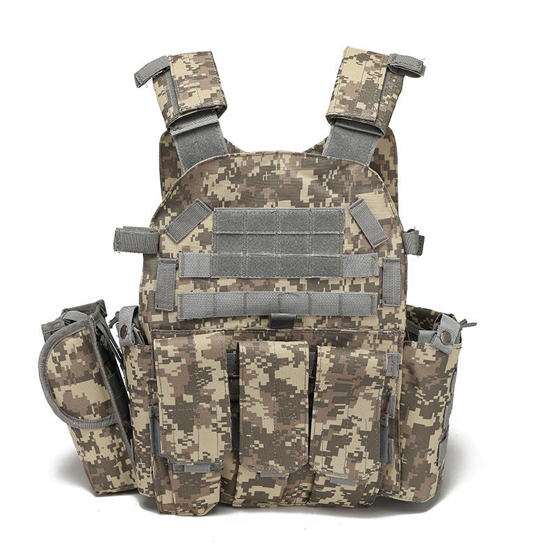 Combined Outdoor Tactical Multi-functional MOLLE Extended Convenient Military Training Combat Vest