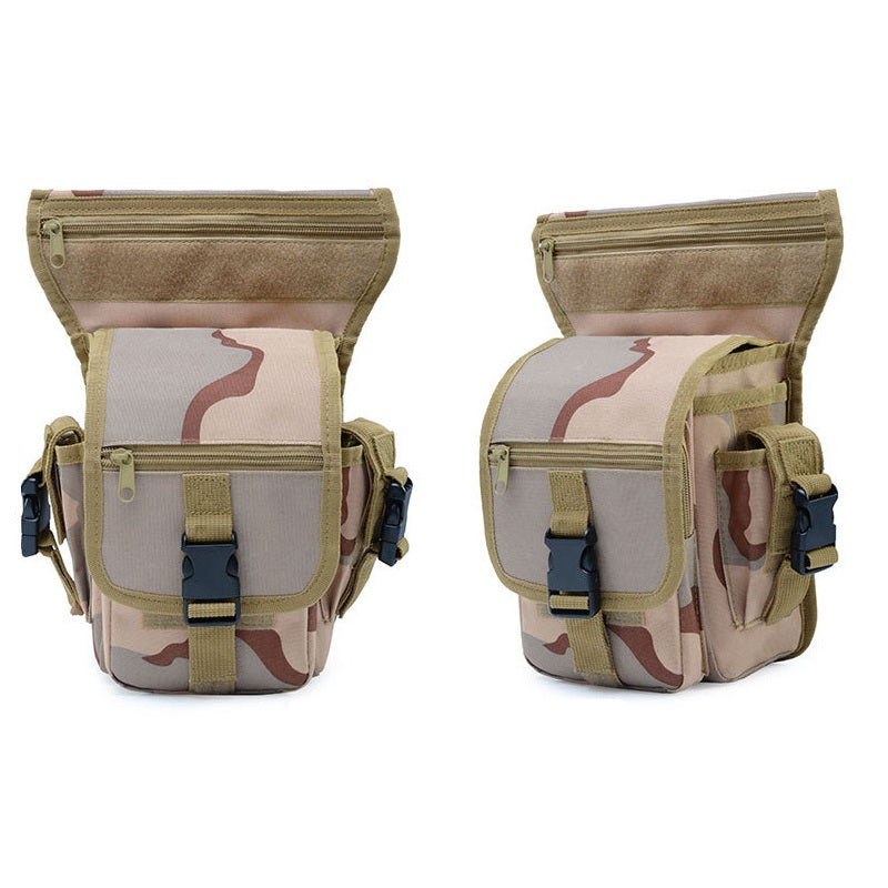 Camouflage Multifunctional Leg Bag Outdoor Sport Bag Travel Waist Bag Waterproof Tactical Leg Bag