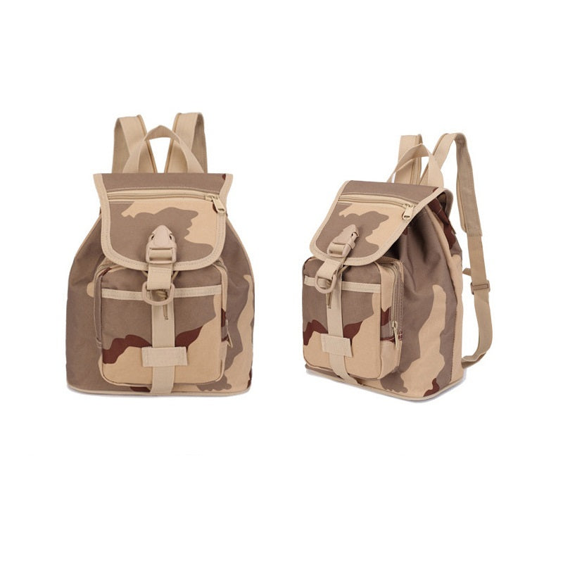 Tactical Outdoor Camouflage Children Multi-functional Backpack Running Sports Shoulder Bag