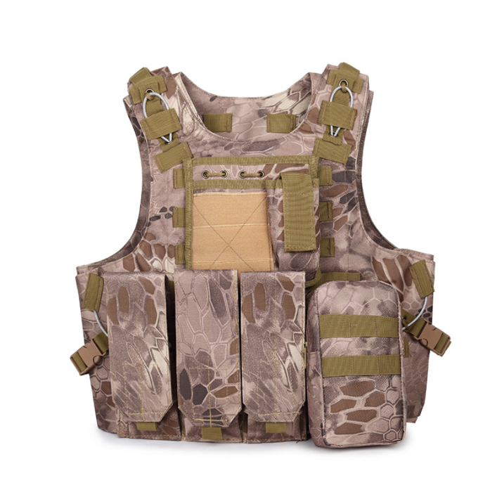 Amphibious Tactical Vest CS Field Camouflage Outdoor Combat Vest