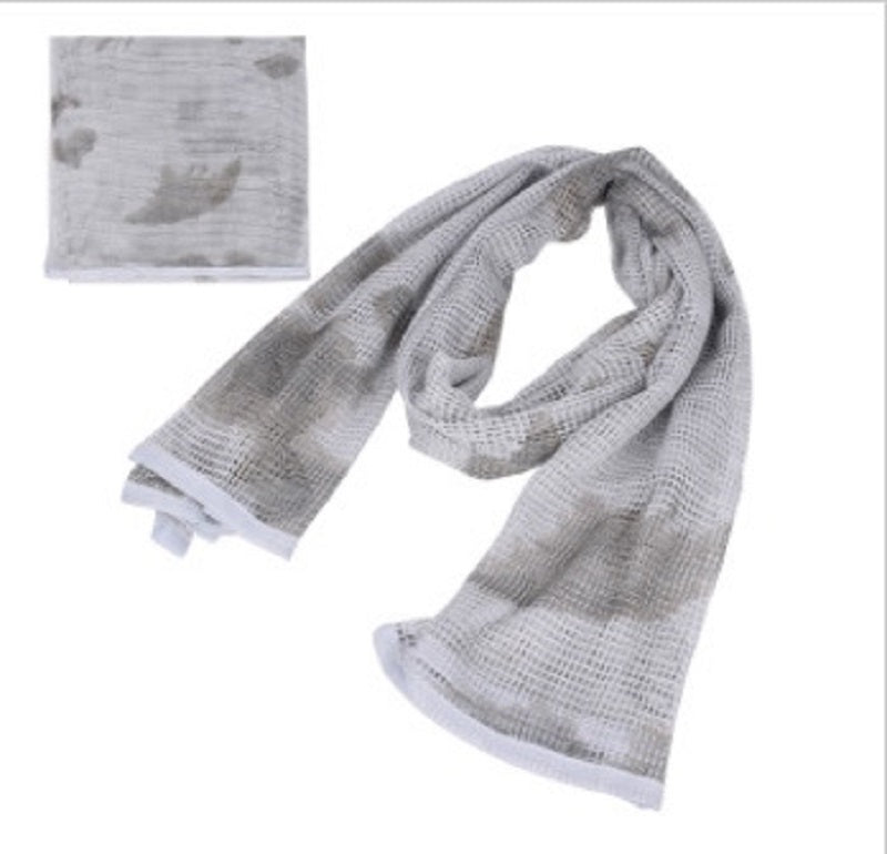 Camouflage Tactical Scarf Multi-purpose Breathable Mesh Scarf Magic Scarf Outdoor Cycling Scarf