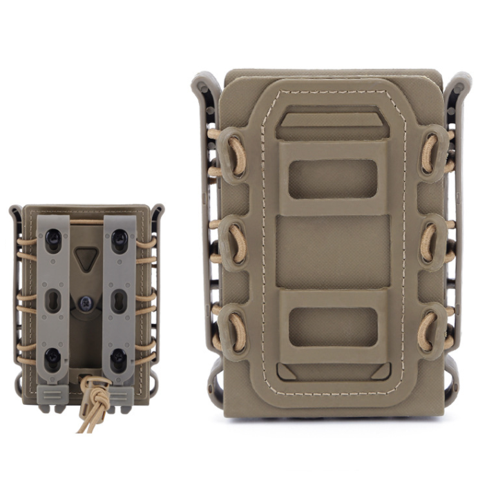 Outdoot Tactical Scorpion Soft Shell Clip Case 5.56 7.62 With MOLLE Connector Clip Magazine Pouch