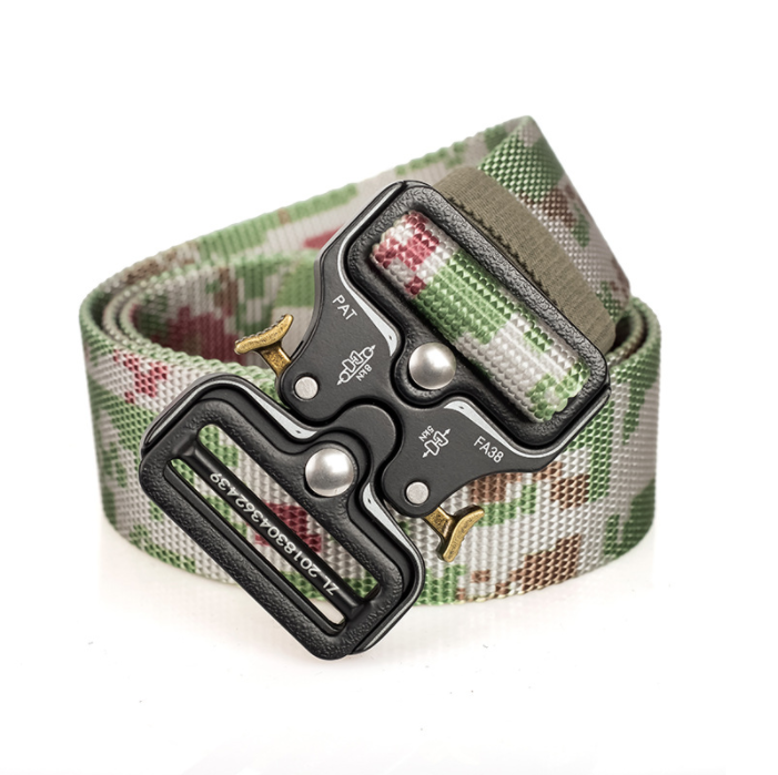 Quick Release Buckle Belt Leisure Outdoor Military Training Tactical Belt