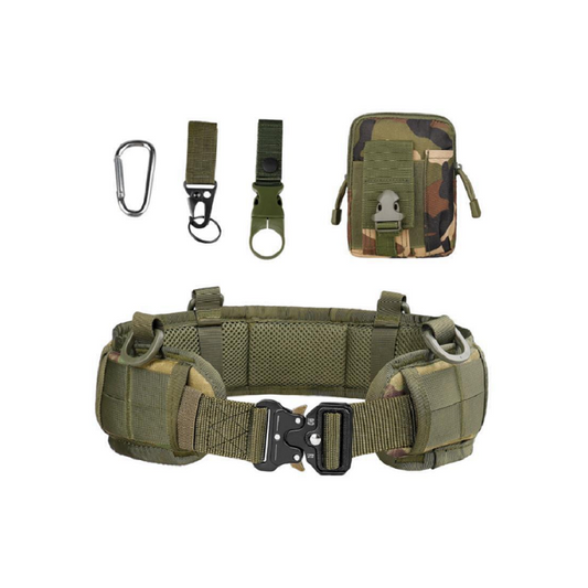 Outdoor Molle Tactical Belt Multi-functional Nylon Cobra Tactical Waist Seal Belt Set CS Field Belt