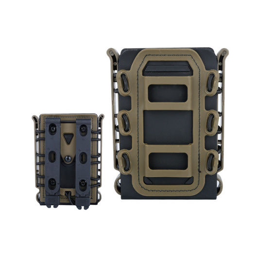 Outdoot Tactical Scorpion Soft Shell Clip Case 5.56 7.62 With MOLLE Connector Clip Magazine Pouch