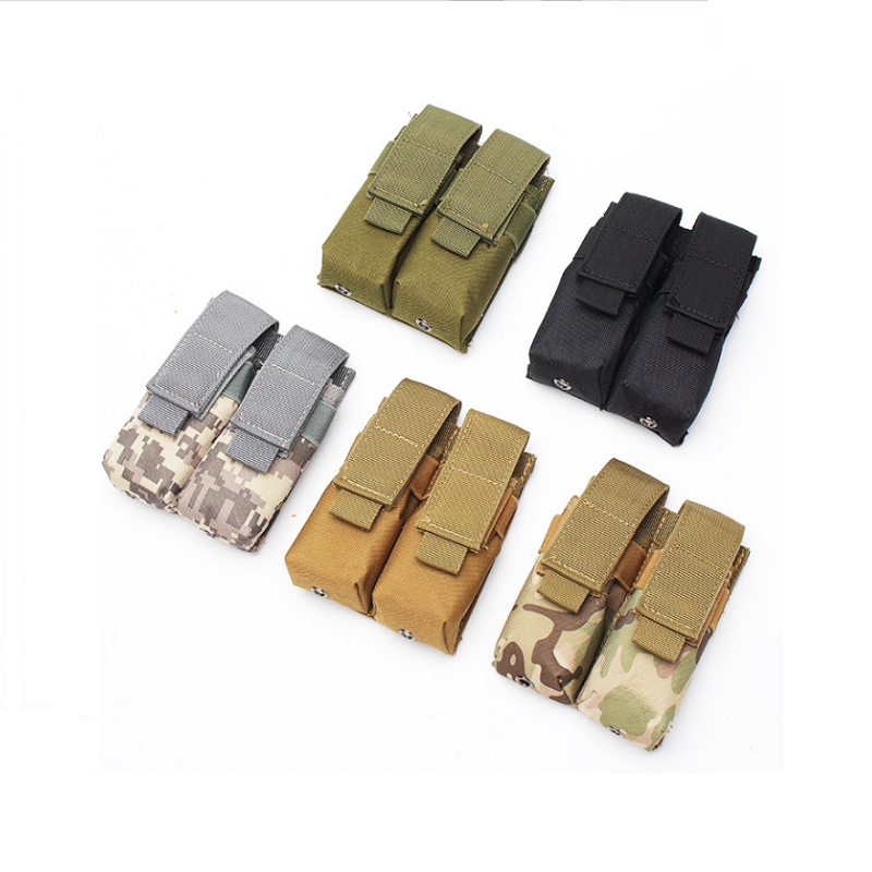 Tactical Special Training Small Double Cartridge Pack Camouflage Multi-functional Gear Magazine Pouch