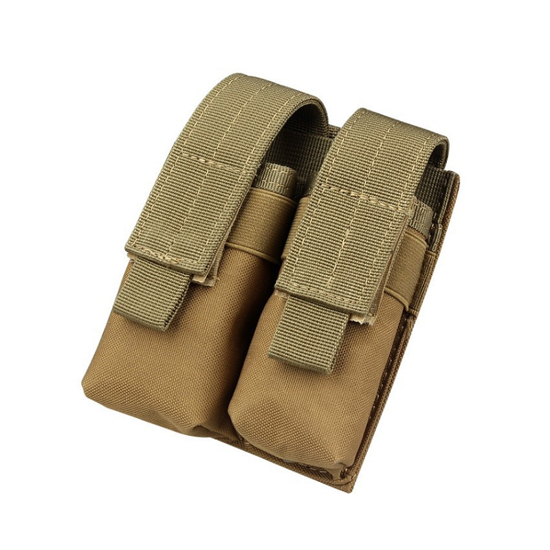 Outdoor Tactical  Single Double Magazine Pouch Flashlight Bag