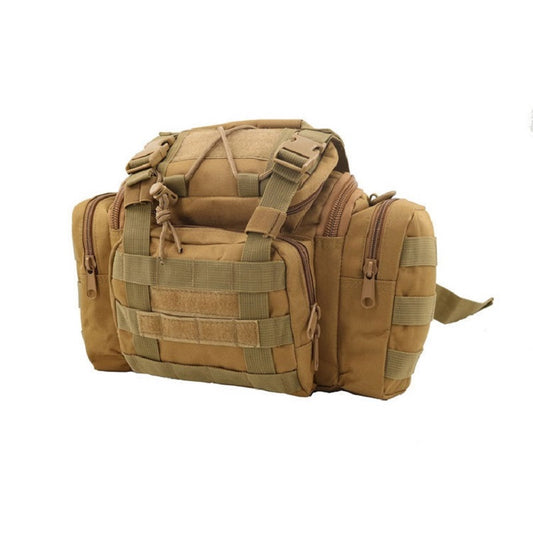 Outdoor Camouflage Multifunctional Fanny Pack Army Fans Shoulder Bag Tactics Single Shoulder Bag Fishing Bag